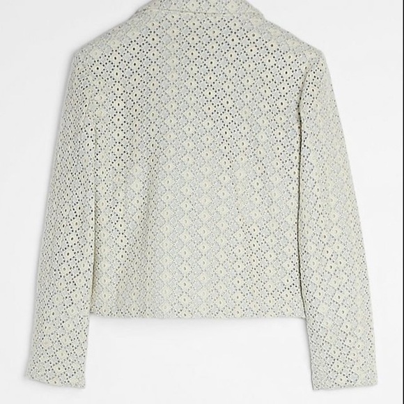 Anthro Dolan Rossi Eyelet Moto Jacket - Picture 2 of 8